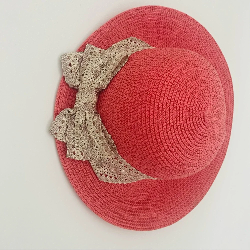 💕Pretty Sun/Beach Hat SZ OS - Picture 11 of 13